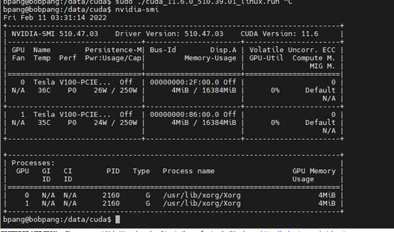 在Ubuntu 20.04中安装Nvidia V100 GPU驱动在Ubuntu 20.04中安装Nvidia V100 GPU驱动