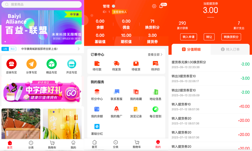 中字康链动2+1模式商城系统开发之会员级别介绍和收益设计源码交付插图