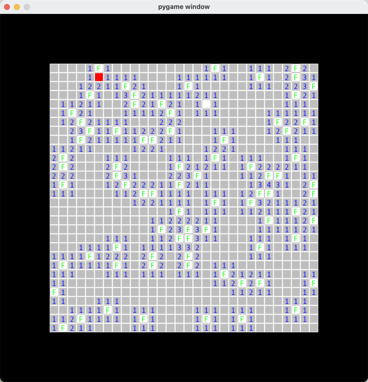 利用PyGame做个扫雷游戏插图1